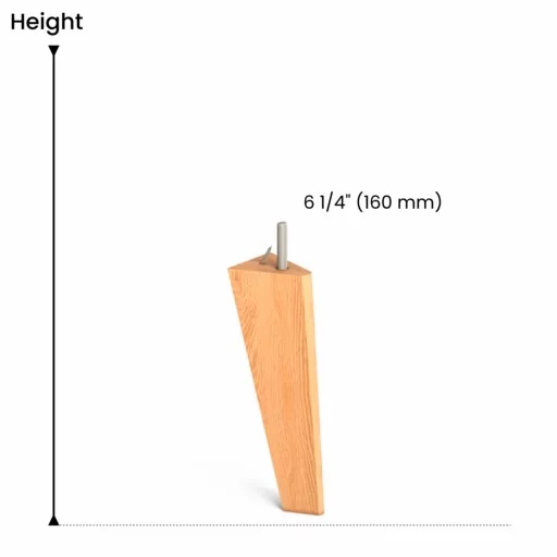 Splayed tapered peg legs for furniture