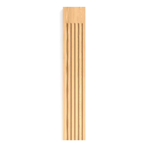 WIDE HARDWOOD PILASTER FOR INTERIOR DECORATING