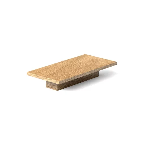 4" RECTANGULAR HANDLES FROM SOLID OAK. (SET OF 4 PC.)