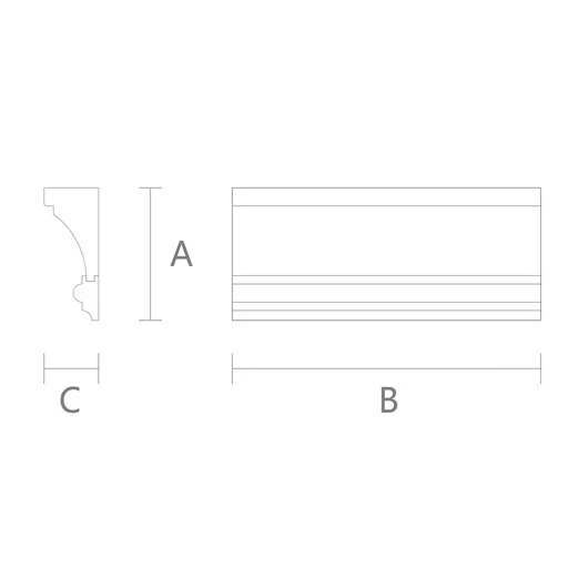 TRADITIONAL CORNICE FOR INTERIORS VINTAGE