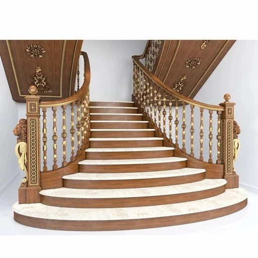 ORNATE ARCHITECTURAL STAIR BALUSTERS FROM OAK