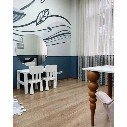 Unique table legs with round elements (1 PC)
