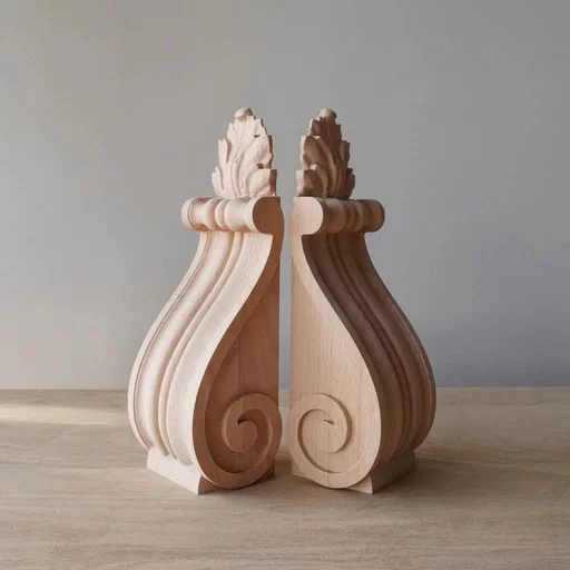 Oak bracket for staircase Neoclassical