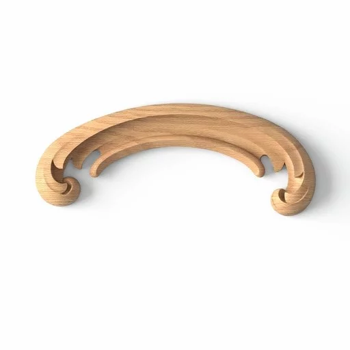Small decorative wood appliques