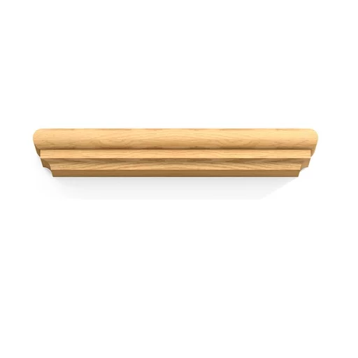 CLASSICAL STYLE PILASTER CAPITAL APPLIQUE FROM SOLID WOOD