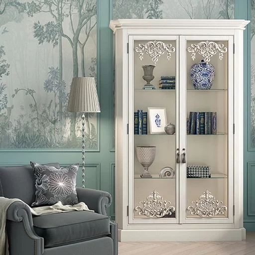 VINTAGE FRENCH WALL PANELS WITH CARVED PEARLS, SCROLLS AND FLOWERS