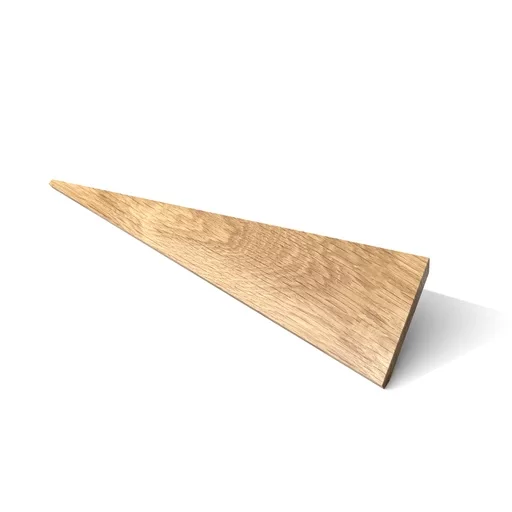 TRIANGULAR WOOD KNOBS FOR CABINETS. (SET OF 4 PC.)