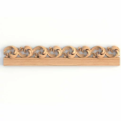 ACANTHUS SCROLL PIERCED MOULDING ANTIQUE