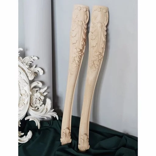 Queen Anne table legs with acanthus leaf (1 PC)
