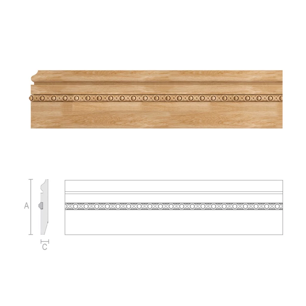 CLASSIC WOODEN PLINTH WITH A RECTANGULAT INSERT