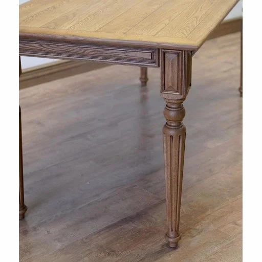 Square top fluted table legs tapered (1 PC)