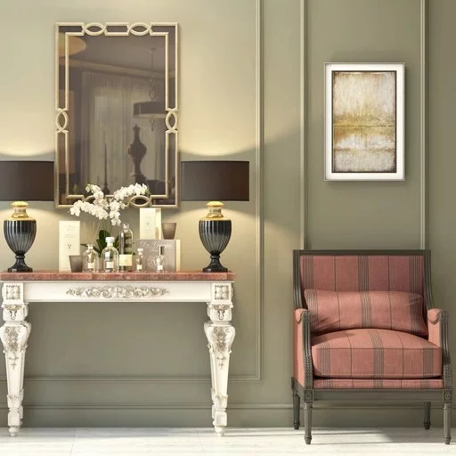 Square tapered table legs with acanthus leaf antique (1 PC)