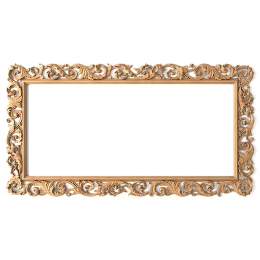 CARVED WOODEN VINTAGE FRAME FOR MIRRORS AND PAINTINGS