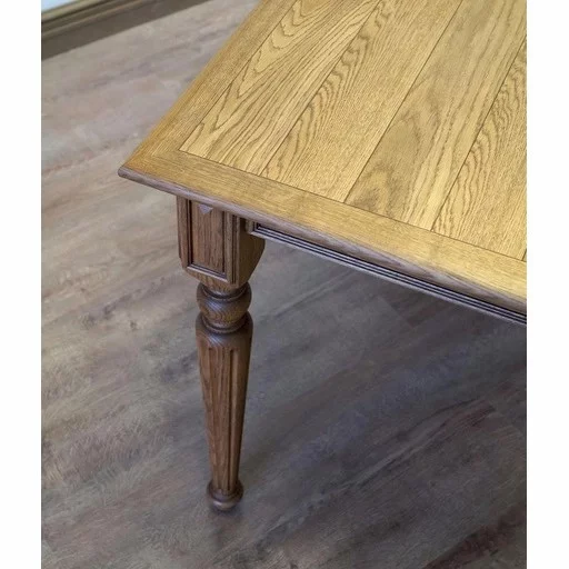 Square top fluted table legs tapered (1 PC)