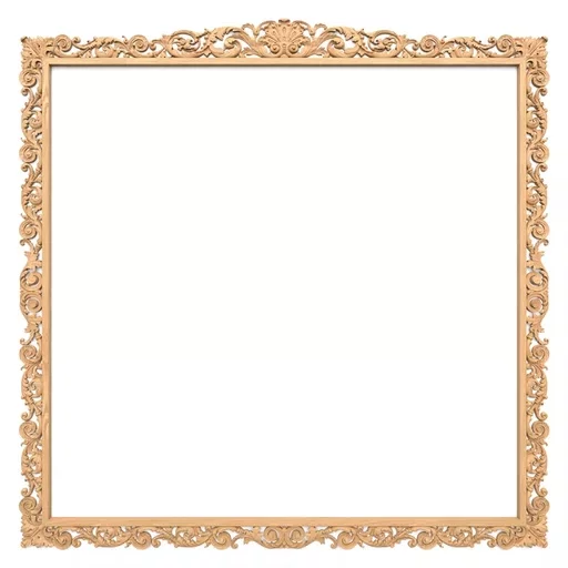 LARGE ACANTHUS FRAME FOR MIRRORS AND PAINTINGS FROM SOLID WOOD