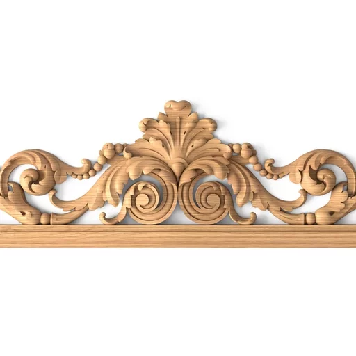 BAROQUE STYLE WOODEN FRAME FOR TV ZONE DECORATING