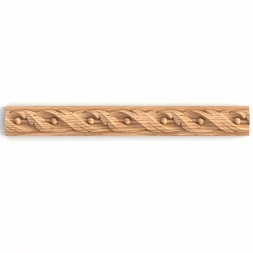 FLORAL FRENCH RIBBON TWIST MOULDING