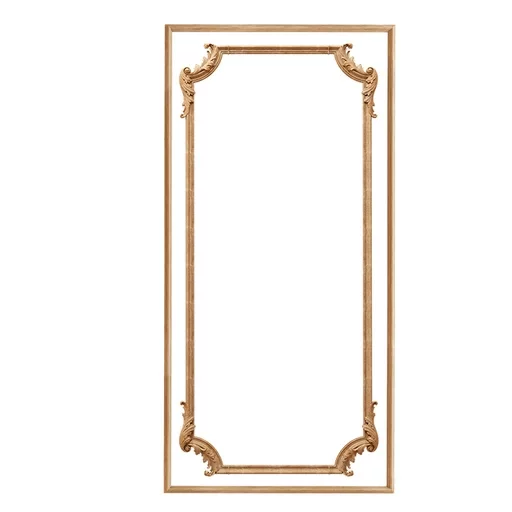 DOUBLE WOOD FRAME WALL DECOR WITH ACANTHUS LEAVES CLASSICAL STYLE