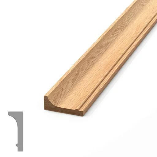 MID-CENTURY CROWN CORNICE FOR INTERIORS