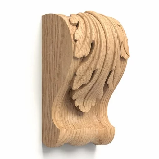 Oak corbels with acanthus leaf Classic