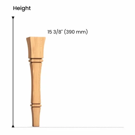 Square custom coffee table legs quiet luxury (1 PC)