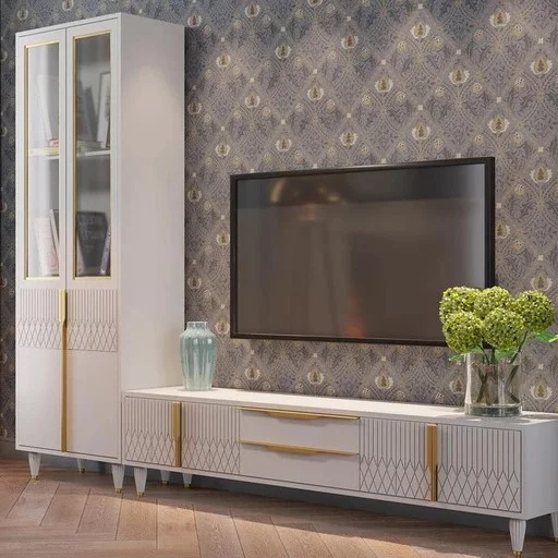 Elongated tapered reeded furniture feet modern style (1 PC)