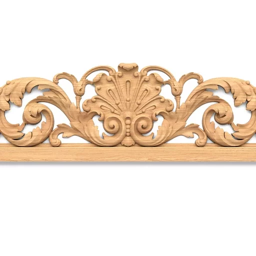 BAROQUE STYLE WOODEN FRAME FOR TV ZONE DESIGN