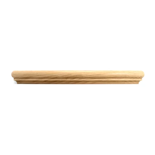UNFINISHED WOOD HALF ROUND FLAT BASE FOR COLUMN