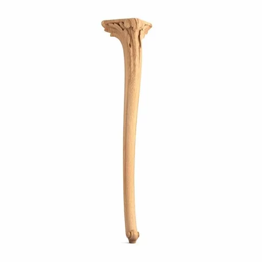Tall Queen Anne furniture feet antique (1 PC)