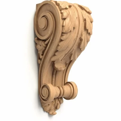 LARGE CORBEL WITH ACANTHUS SCROLL