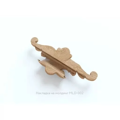 VICTORIAN-STYLE DECORATIVE ONLAY FOR MOULDING FROM BEECH