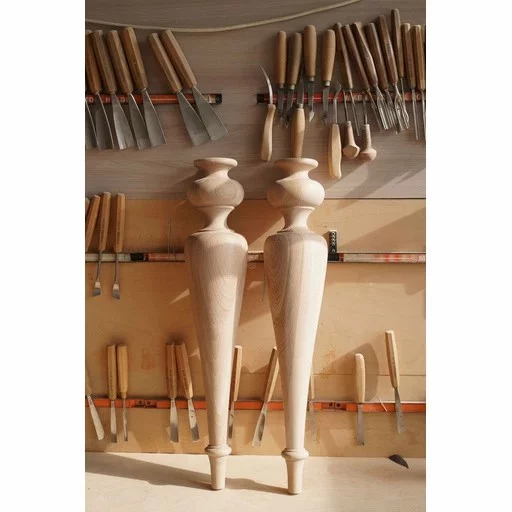 Turned spindle table legs antique (1 PC)