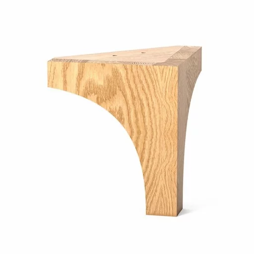 Diamond shaped bracket feet minimalist