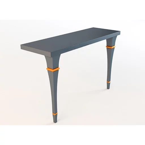 CLASSICAL RECTANGULAR WALL-MOUNTED TABLE FROM HIGH QUALITY WOOD