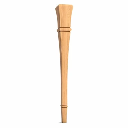 Tapered large table legs with square top quiet luxury (1 PC)