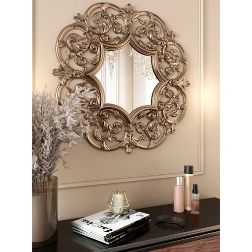CARVED WOOD FRAME IN A MODERN CLASSIC STYLE