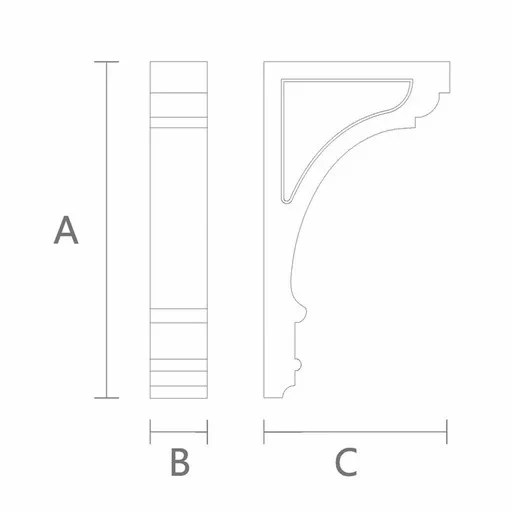 Large corbel for interior Art Deco