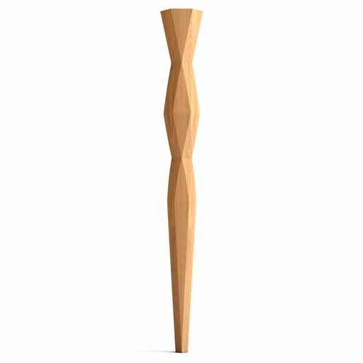 Unique dining table legs faceted quiet luxury (1 PC)