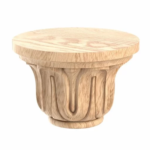 Column tops miniature decorative round Antique style