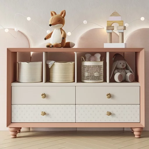 CLOUD SHAPED WOOD CABINET KNOB