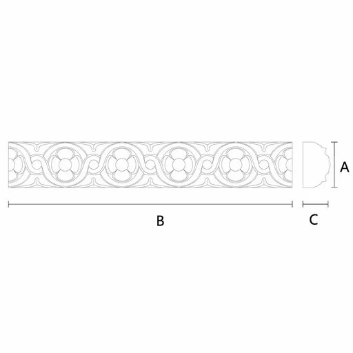 FLORAL MOULDING BYZANTINE STYLE