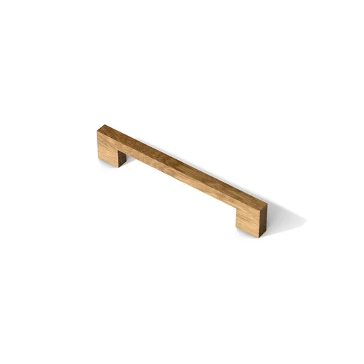 RECTANGULAR WOODEN DRAWER PULLS. (SET OF 4 PC.)