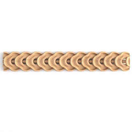 PIERCED COIN MOULDING MODERN STYLE