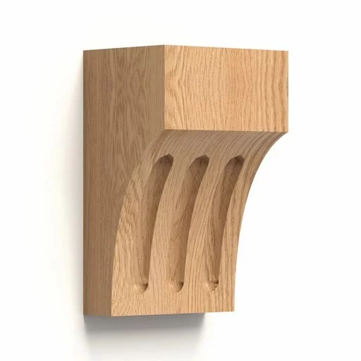 Decorative corbel with flutes Minimalist