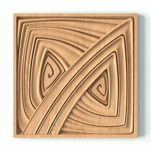 ORNAMENTAL CARVED ROSETTE MODERN