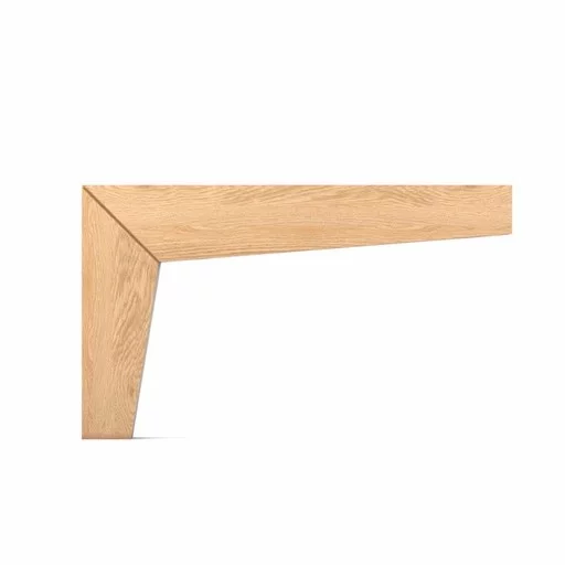 Long wooden bracket feet for beds