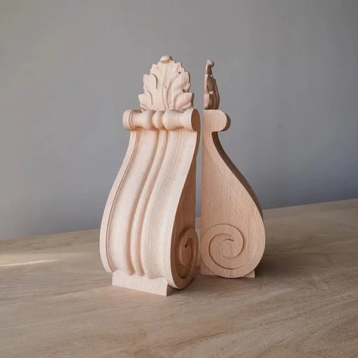 Oak bracket for staircase Neoclassical