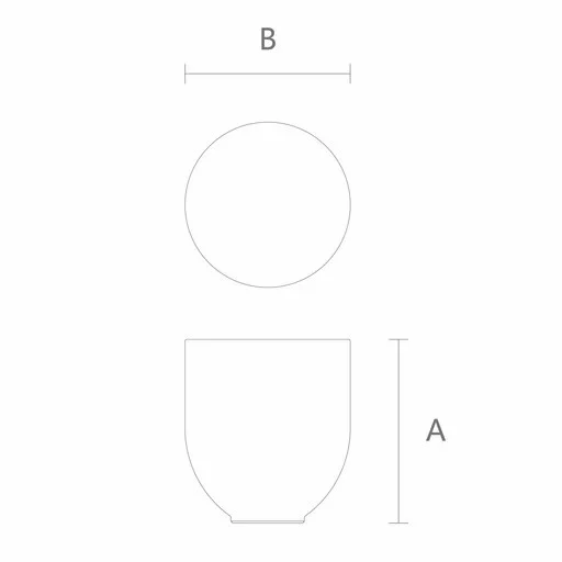 Rounded cup bun feet for furniture hardwood minimalist (1 PC)