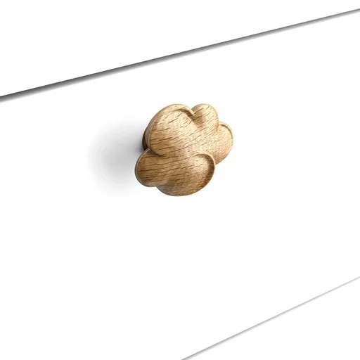 CLOUD SHAPED WOOD CABINET KNOB