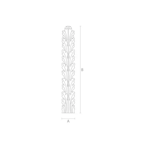 Artistic oak appliques for cellar